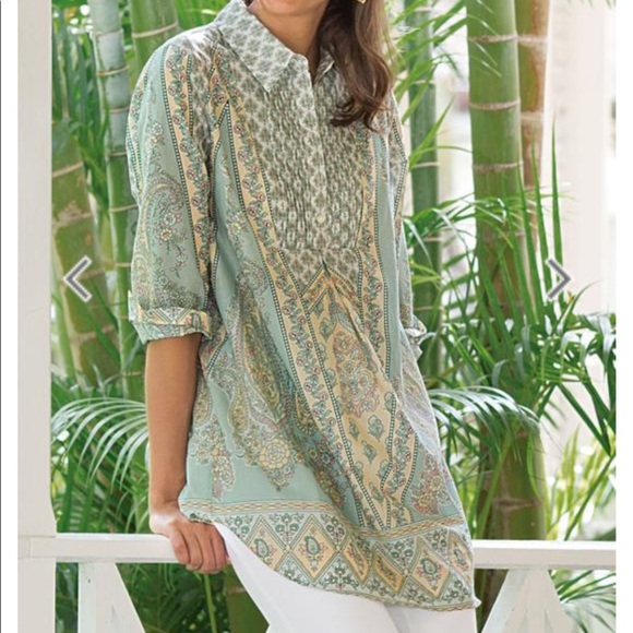 Soft Surroundings Tops - Soft Surroundings Tabitha Paisley Tunic